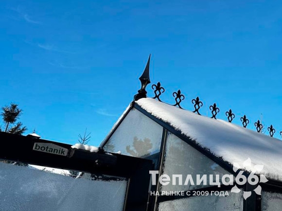 Завершение декоративного навершия для теплиц botanik
